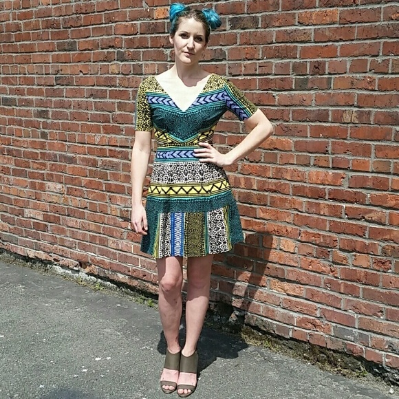 Printed Plenty Tracy Reese Dress, Size 0 🔴CLEARANCE🔴 - Picture 2 of 8